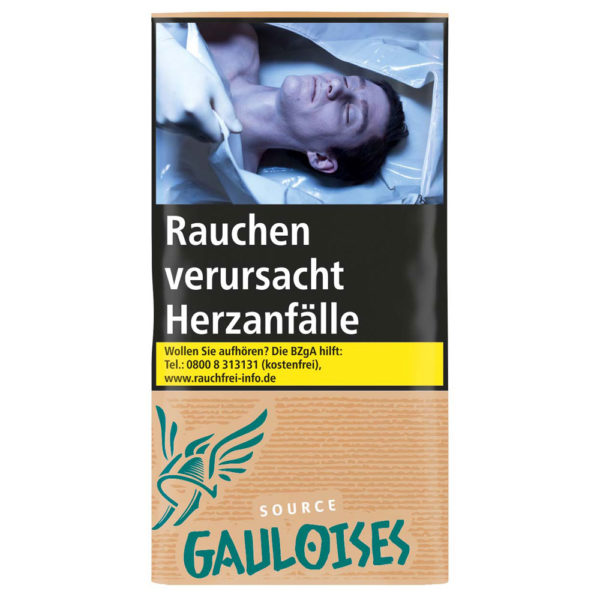 Gauloises Source Bronze Zigarettentabak, 30 g Pouch - International Blend frei von Aromastoffen