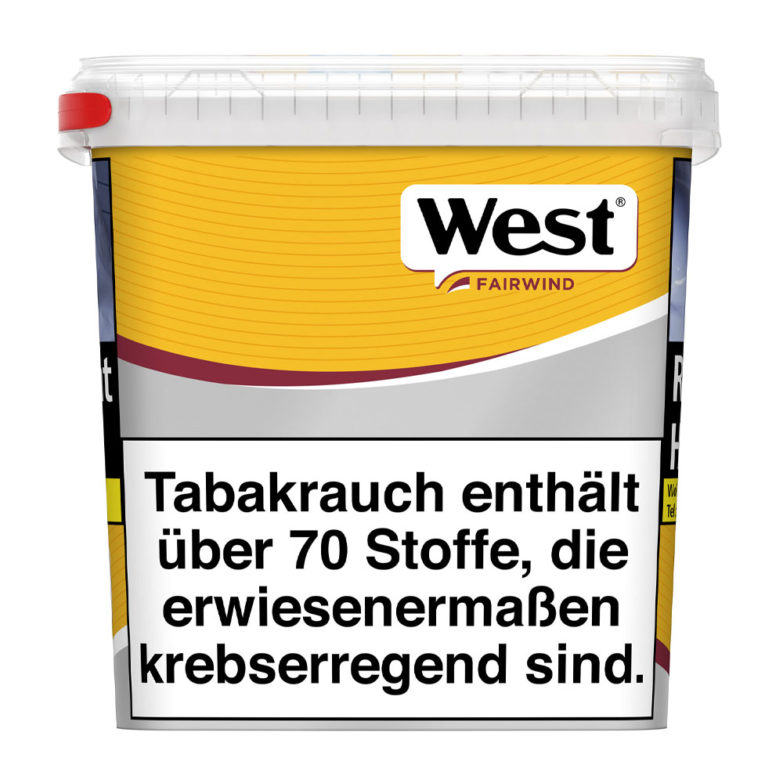 West Yellow (Fairwind) Volume Tobacco Zigarettentabak, 250 g Dose - Qualitativ hochwertige Tabakmischung mit aromatischem und kräftigem Geschmack