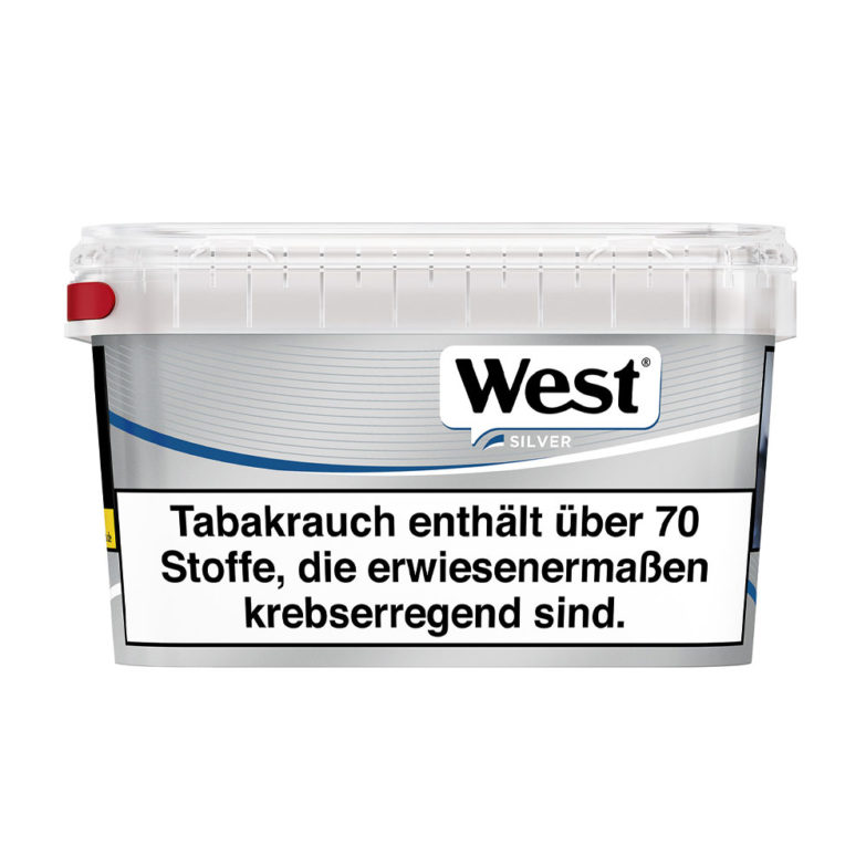 West Silver Volume Tobacco Zigarettentabak, 125 g Dose - Ausgewogene Tabakmischung für intensives Geschmackserlebnis