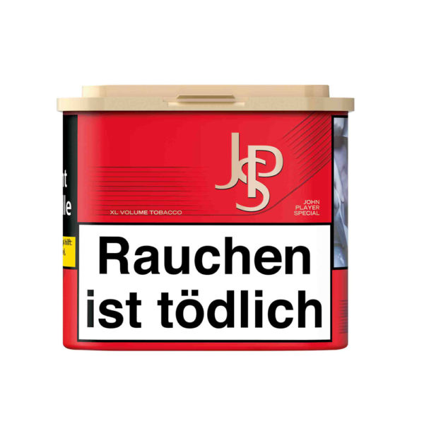 JPS Red XL Volume Tobacco Zigarettentabak, 45 g Dose - American Blend bestehend aus würzigen Virginia- und Burley-Tabaken