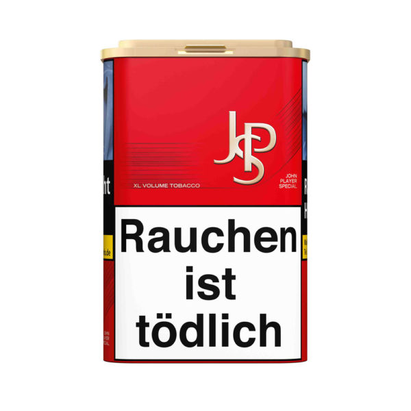 JPS Red XL Volume Tobacco Zigarettentabak, 75 g Dose - American Blend bestehend aus würzigen Virginia- und Burley-Tabaken