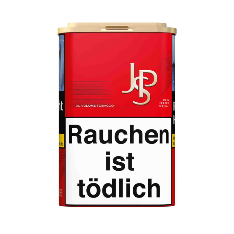 JPS Red XL Volume Tobacco Zigarettentabak, 75 g Dose - American Blend bestehend aus würzigen Virginia- und Burley-Tabaken