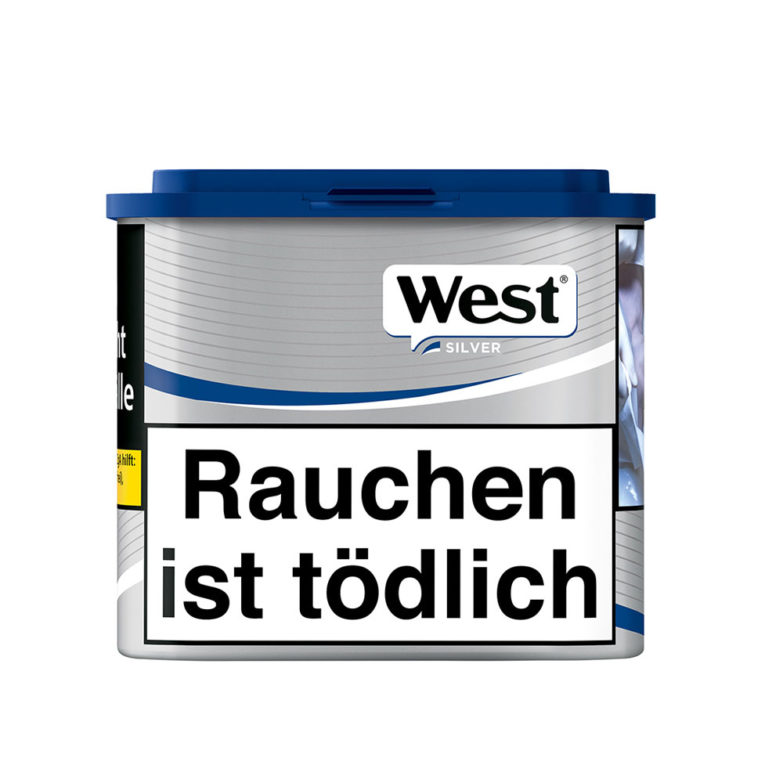 West Silver Volume Tobacco Zigarettentabak, 45 g Dose - Ausgewogene Tabakmischung für intensives Geschmackserlebnis